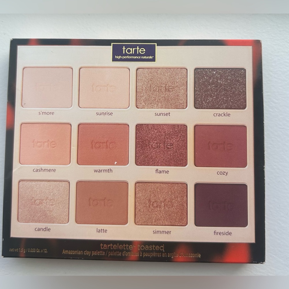 tartelette NEW toasted eyeshadow palette